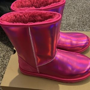 Ugg classic short iridescent boots
